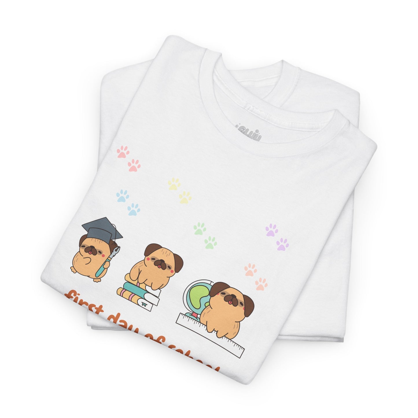 Camiseta con mascota, Regreso a clases, Amante de los perros, camiseta regreso a clases pug