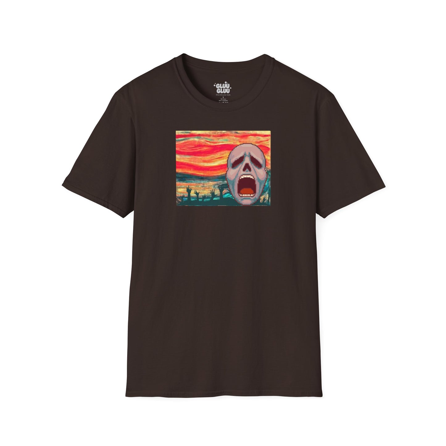 Camiseta El Grito, Arte para vestir, Impresión artística, Camiseta para Halloween