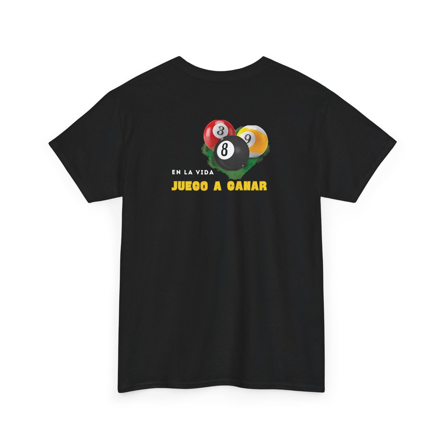 Camiseta pool player masculina, Diseño 8-ball gráfico para fanáticos del billar, Regalo jugador de pool, Camiseta motivacional hombre