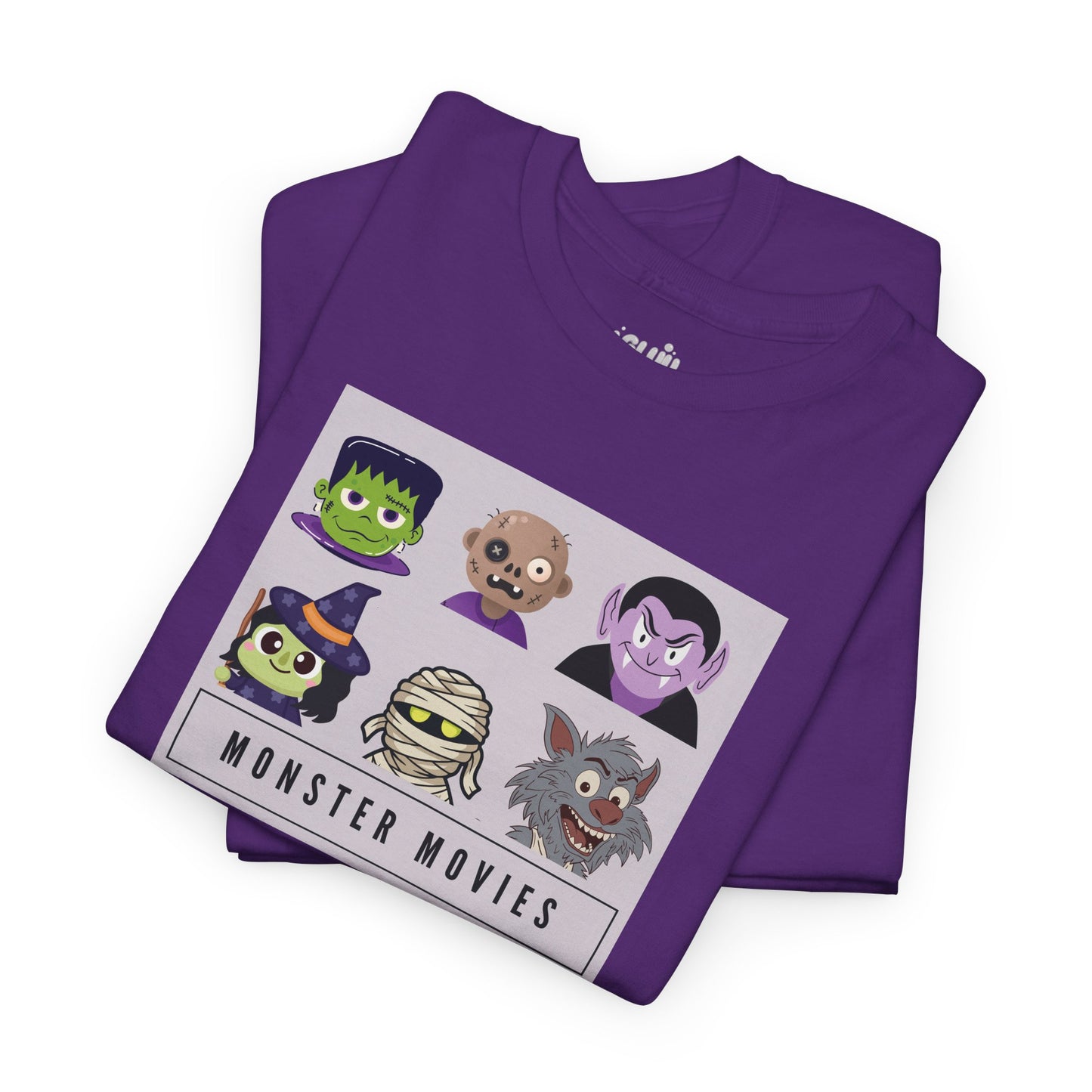Camiseta Monster movies Halloween, Camiseta clásicos de terror monstruos, Camiseta iconos horror