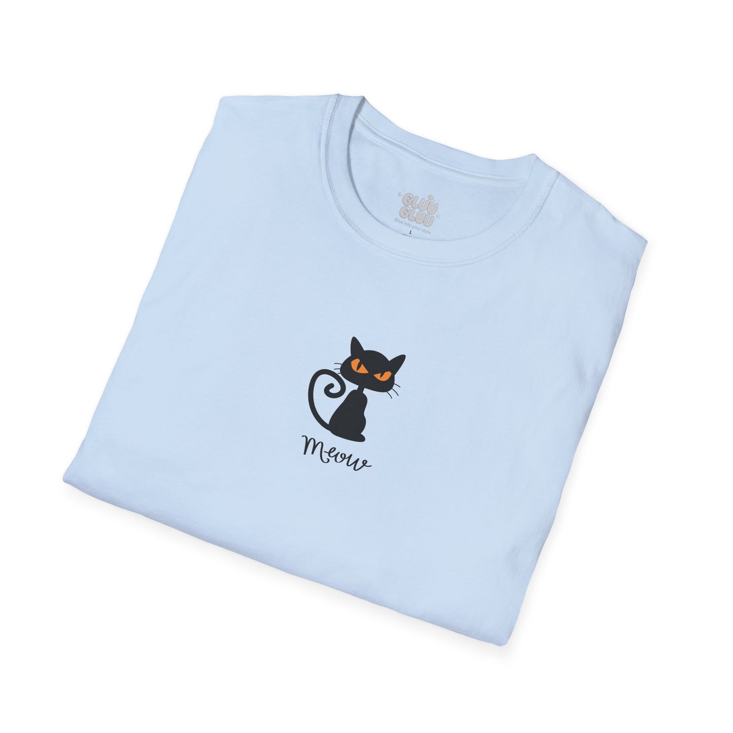 Camiseta minimalista con diseño de gato, Camiseta gráfica de gato, Camiseta cat lover