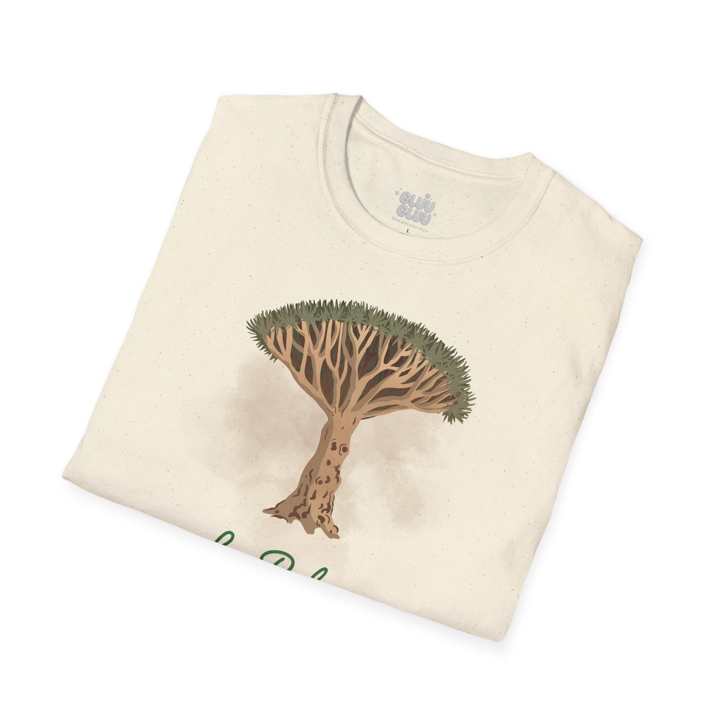 Camiseta Drago milenario La Palma, Camiseta Canarias diseño árbol icónico, Homenaje al árbol simbólico de La Palma
