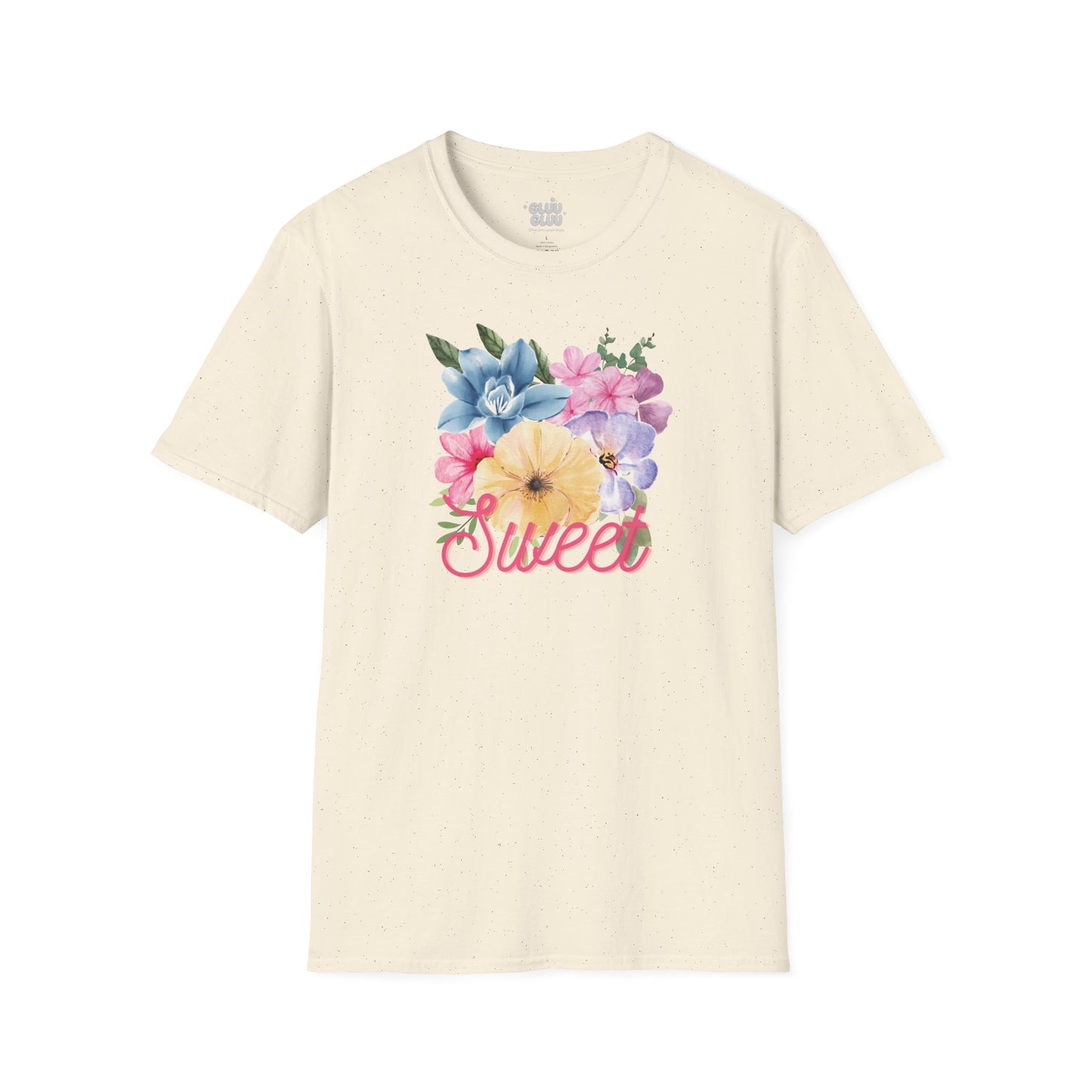 Camiseta gráfica Floral, Camiseta con Flores, Camiseta Estética con Flores