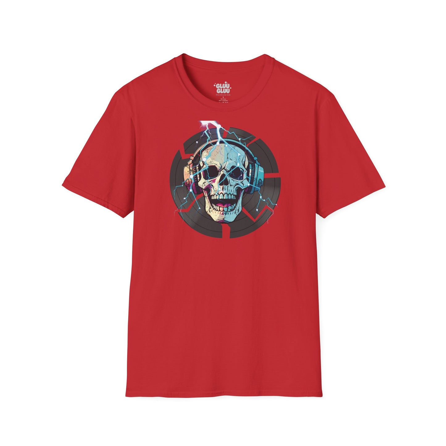 Camiseta Gráfica de DJ, Camiseta Gráfica de Calavera, Camiseta EDM, Camiseta Gráfica Rave