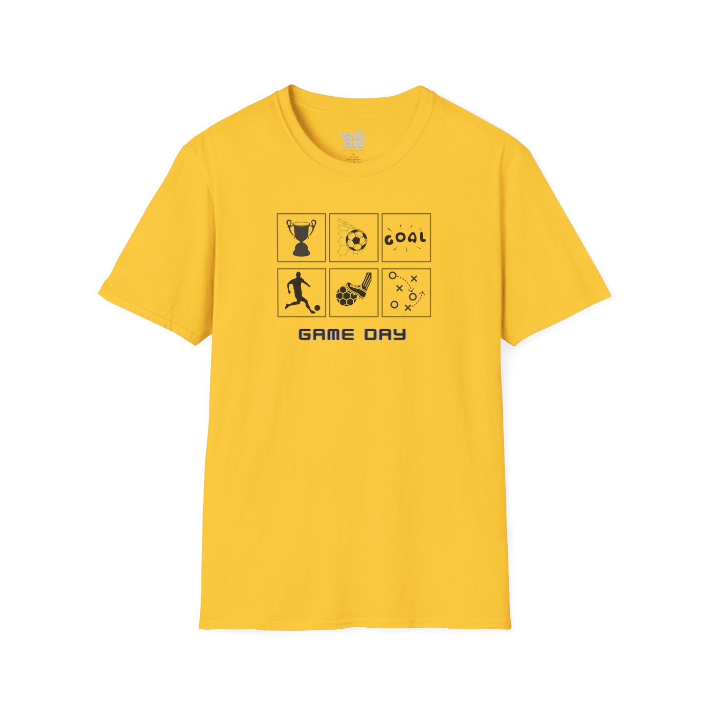 Camiseta Game Day, Camiseta soccer goal unisex, Camiseta espíritu futbolero
