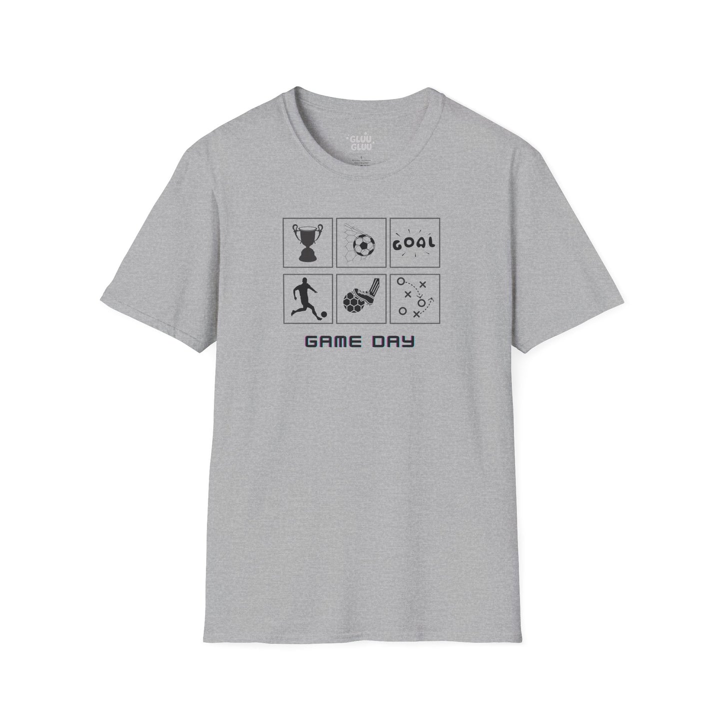 Camiseta Game Day, Camiseta soccer goal unisex, Camiseta espíritu futbolero