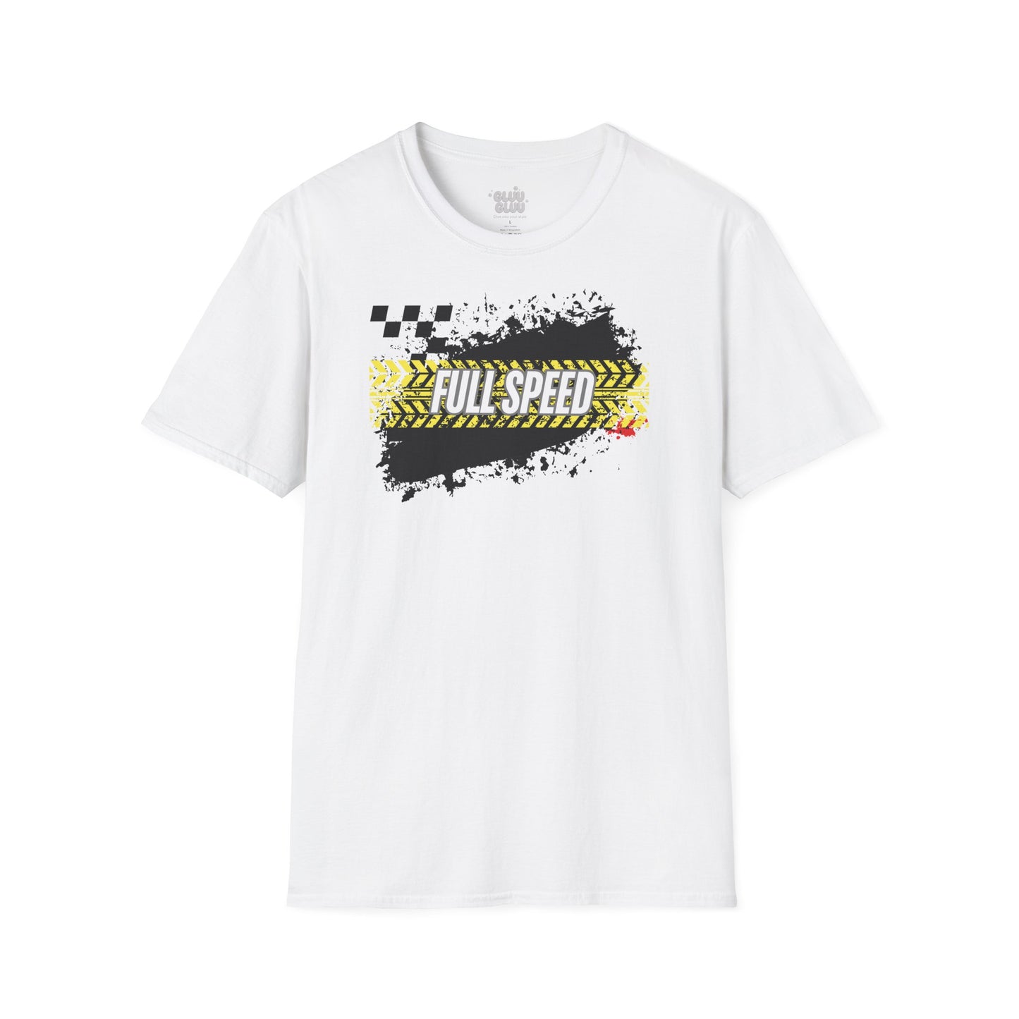 Camiseta gráfica Full Speed, Camiseta Coches Racing, Moda urbana para hombres, Diseño automotriz