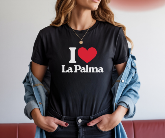 Camiseta I Love La Palma, Camiseta Unisex, Camiseta grafica I Love