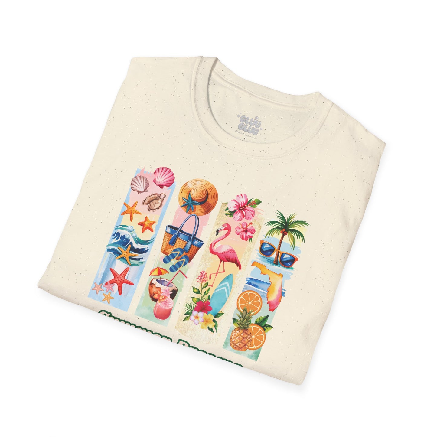 Camiseta Tropical de Verano, Camiseta de Playa, Camiseta con Vibras verano