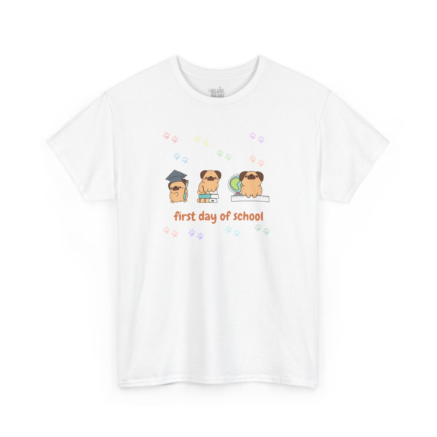 Camiseta con mascota, Regreso a clases, Amante de los perros, camiseta regreso a clases pug