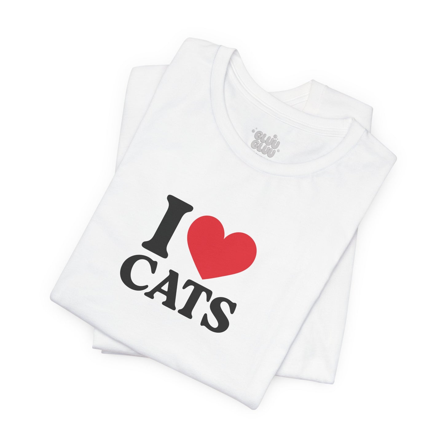 Camiseta I Love Cats, Camiseta Unisex, Camiseta grafica I Love