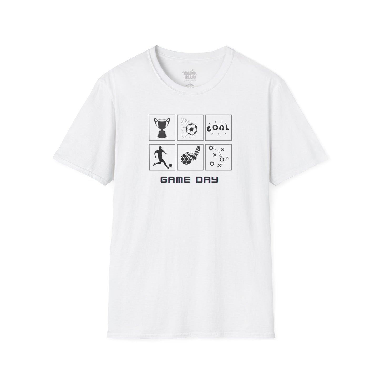 Camiseta Game Day, Camiseta soccer goal unisex, Camiseta espíritu futbolero
