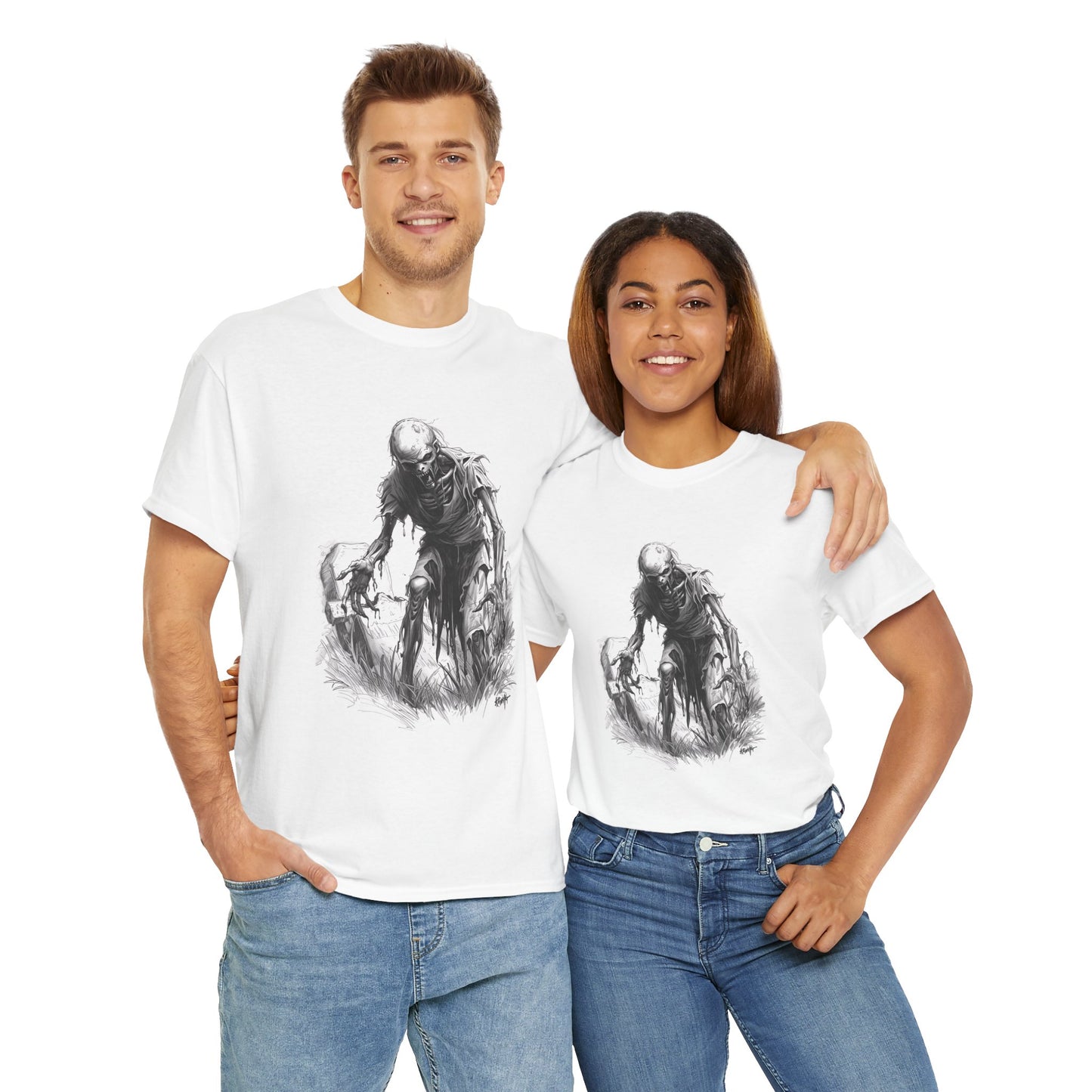 Camiseta zombie Halloween unisex, Camiseta terror zombie, Camiseta apocalipsis zombie
