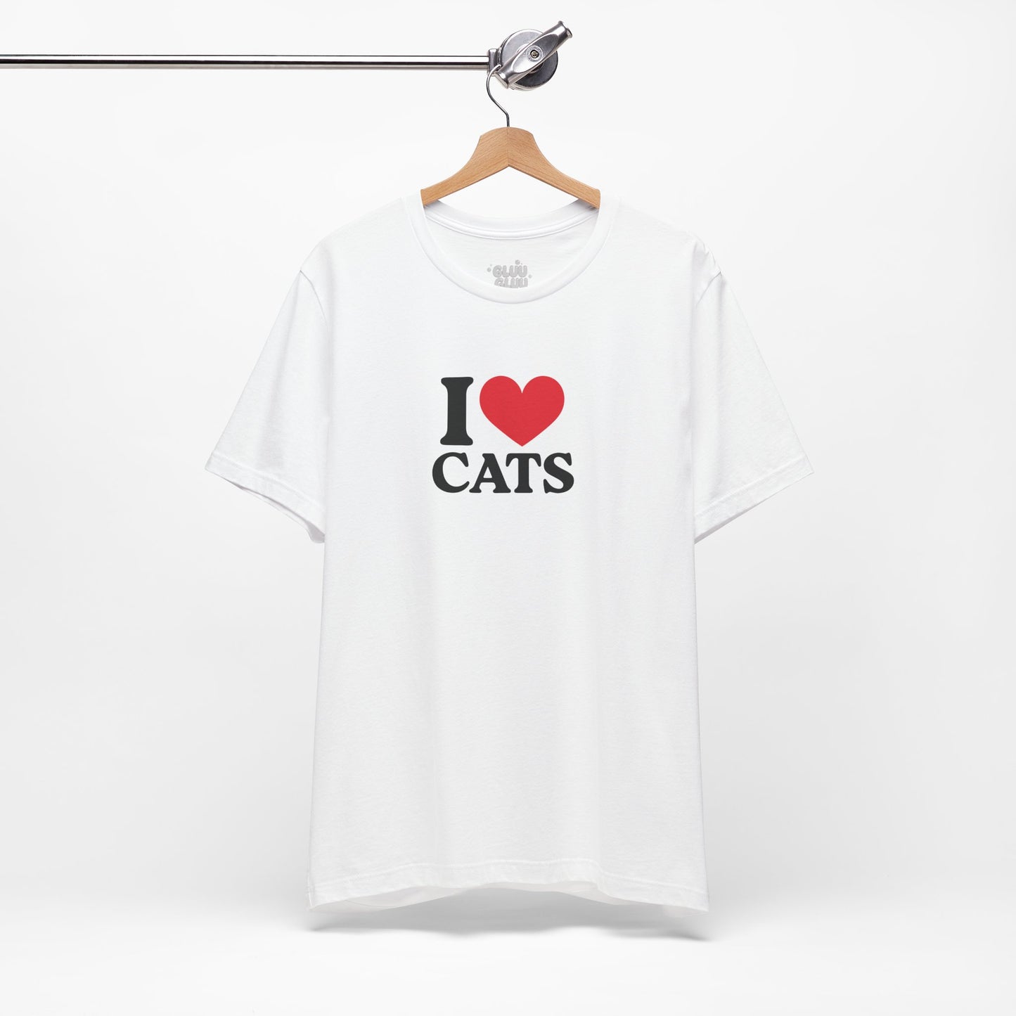 Camiseta I Love Cats, Camiseta Unisex, Camiseta grafica I Love