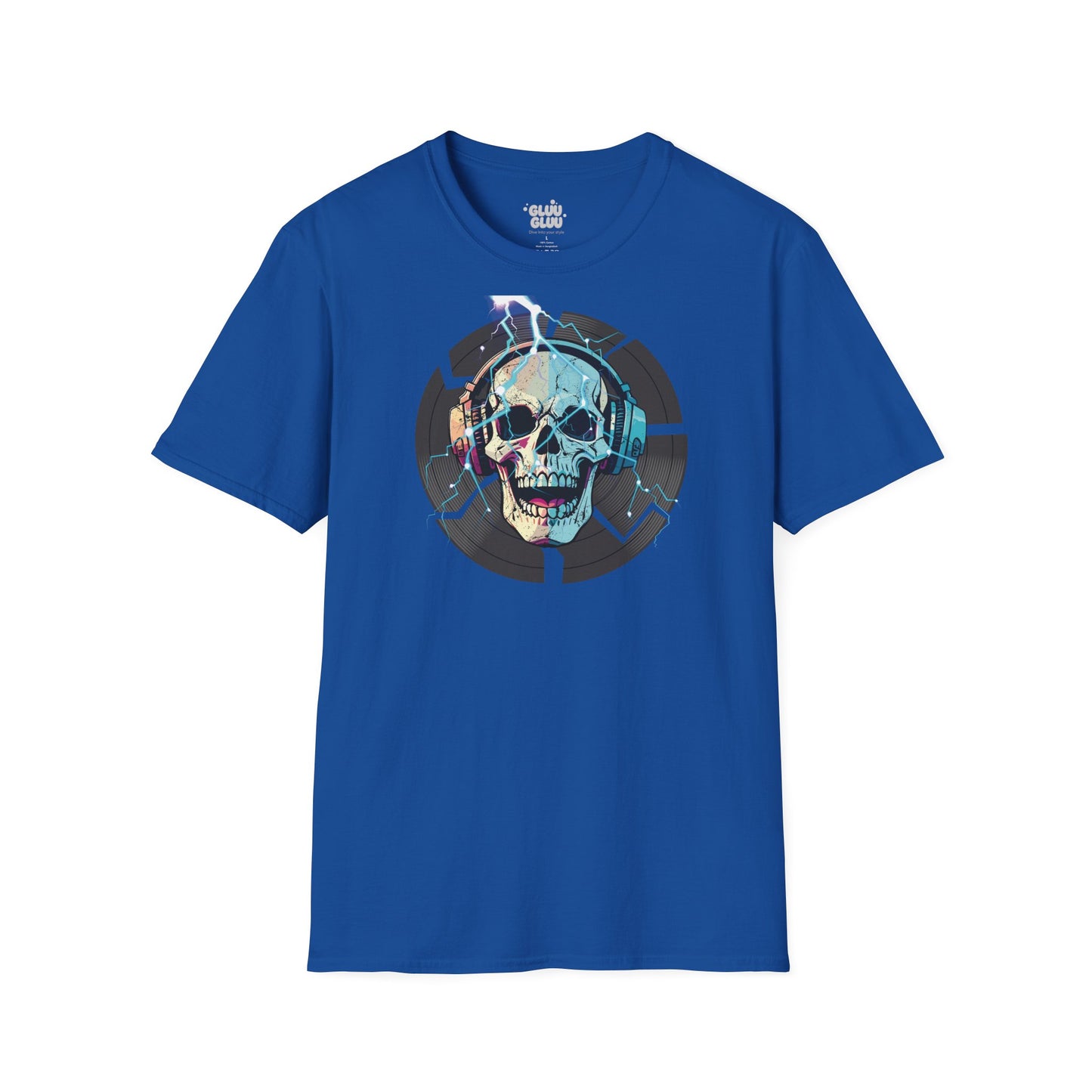 Camiseta Gráfica de DJ, Camiseta Gráfica de Calavera, Camiseta EDM, Camiseta Gráfica Rave