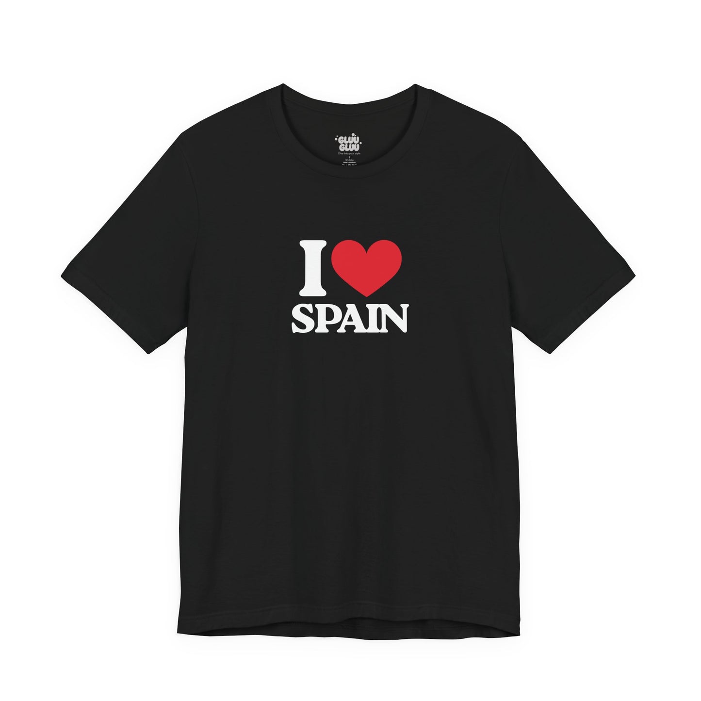 Camiseta I Love Spain, Camiseta Unisex, Camiseta grafica I Love