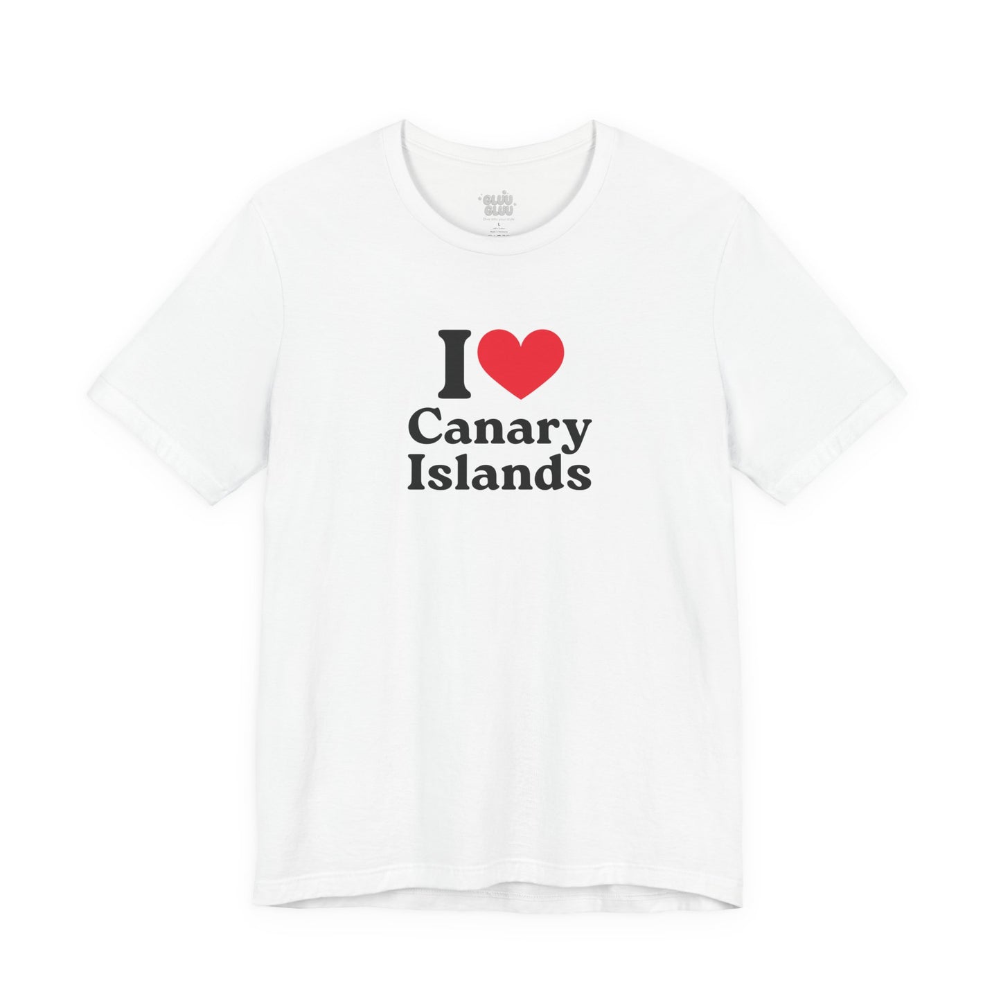 Camiseta I Love Canary Island, Camiseta Unisex, Camiseta grafica I Love