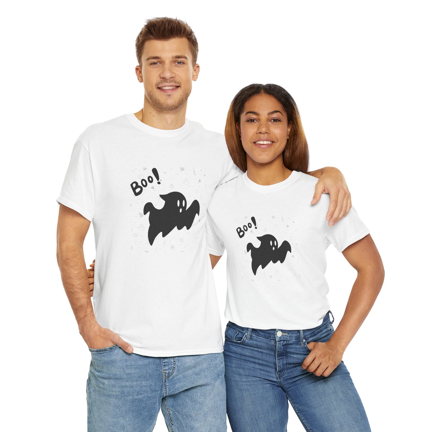 camiseta fantasma boo, camiseta Halloween divertida, camiseta Boo