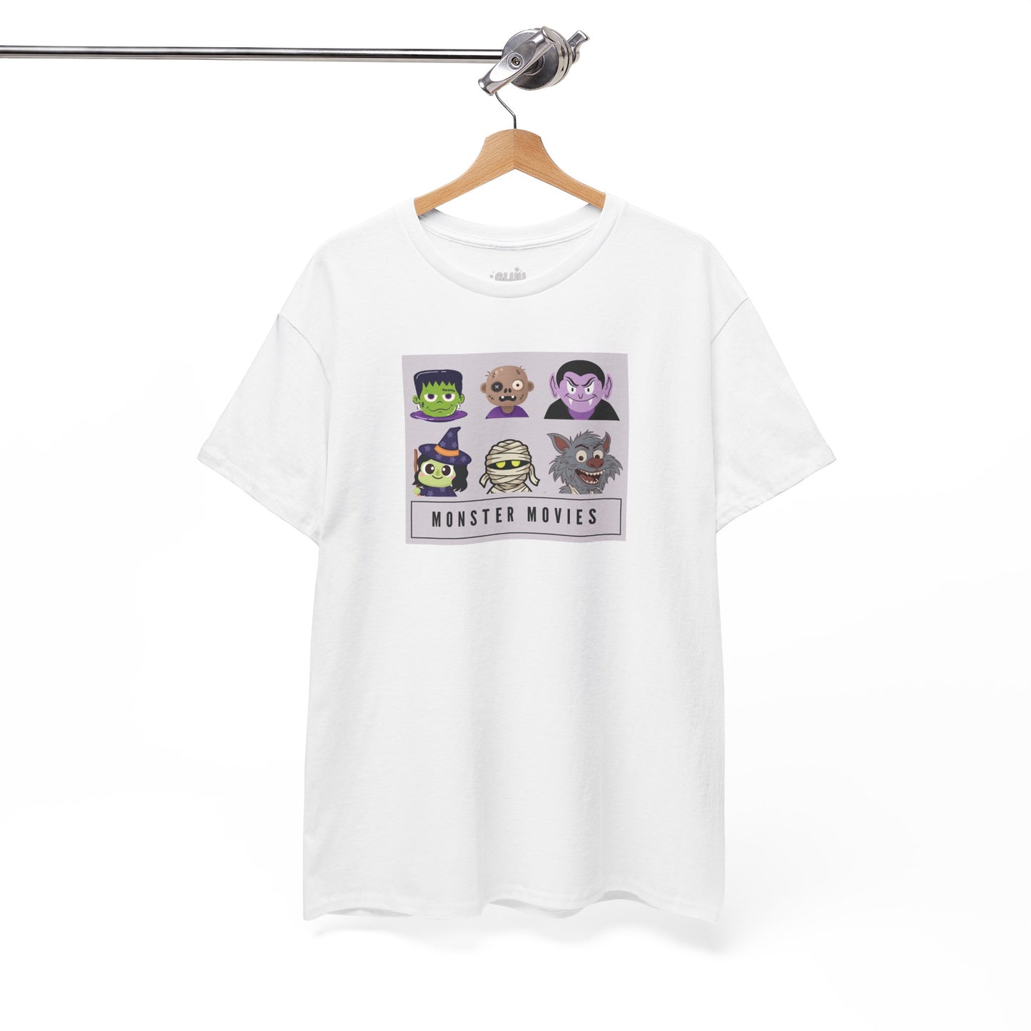 Camiseta Monster movies Halloween, Camiseta clásicos de terror monstruos, Camiseta iconos horror