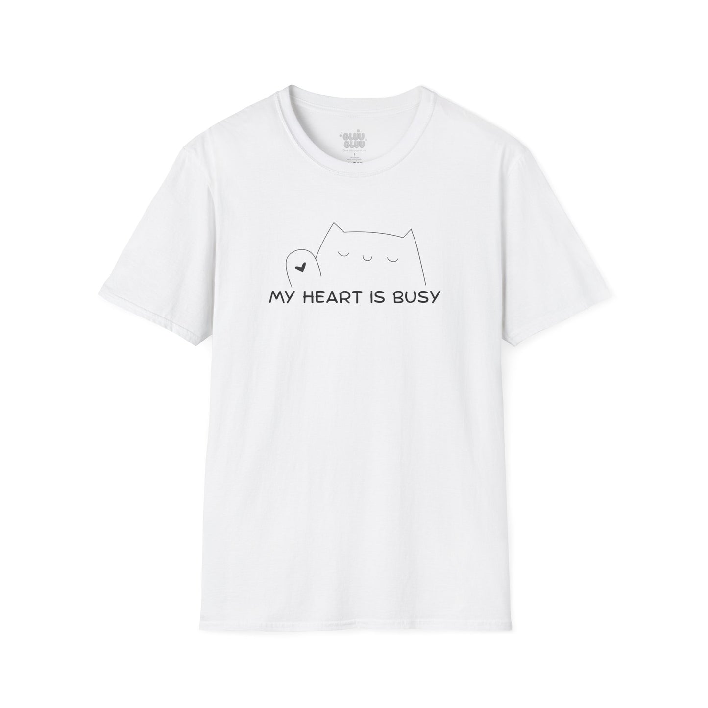 Camiseta Gráfica de gato, Camiseta con Diseño de Gato, camiseta minimalista de gato