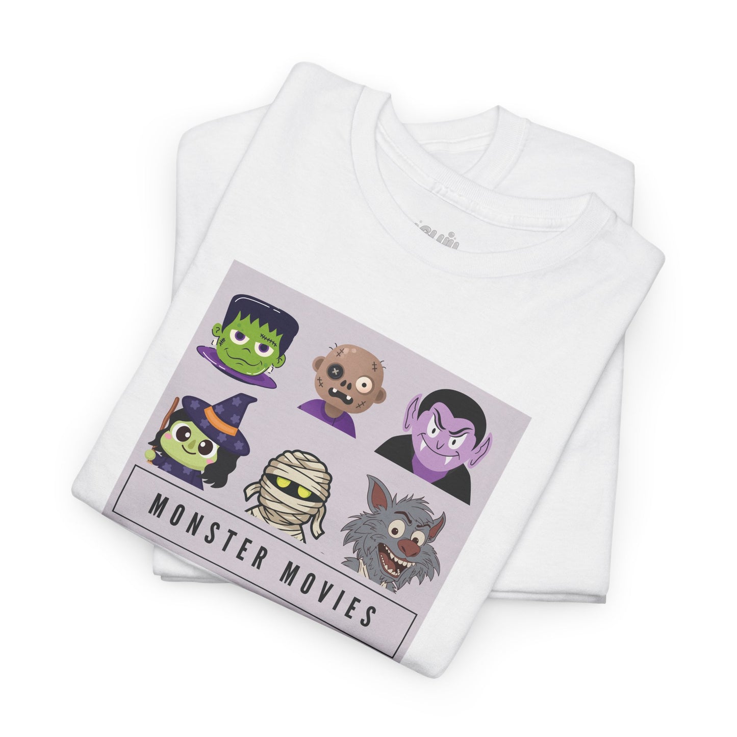 Camiseta Monster movies Halloween, Camiseta clásicos de terror monstruos, Camiseta iconos horror