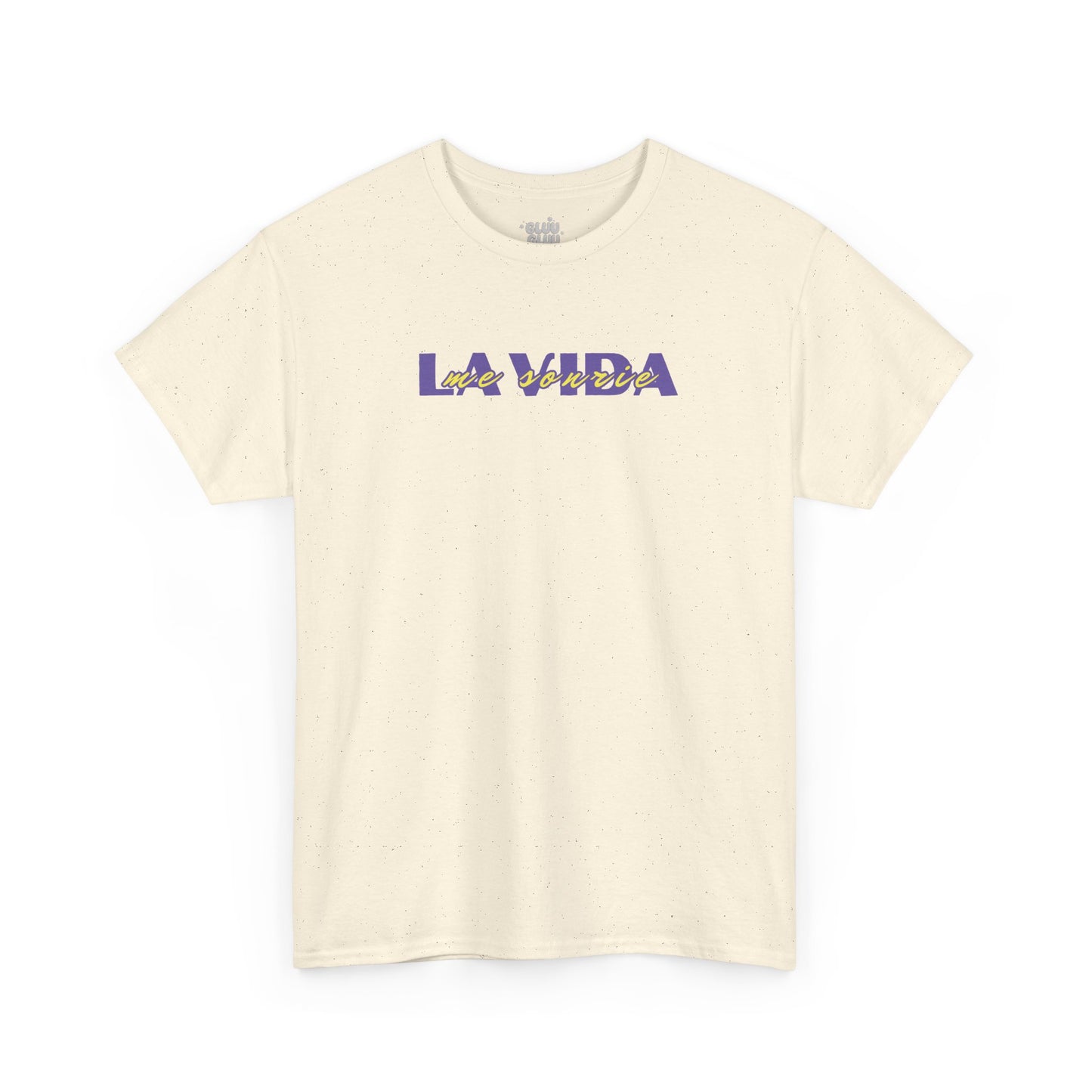 La vida me sonríe frase positiva, camiseta motivacional, camiseta vida feliz unisex, camiseta mensaje optimista