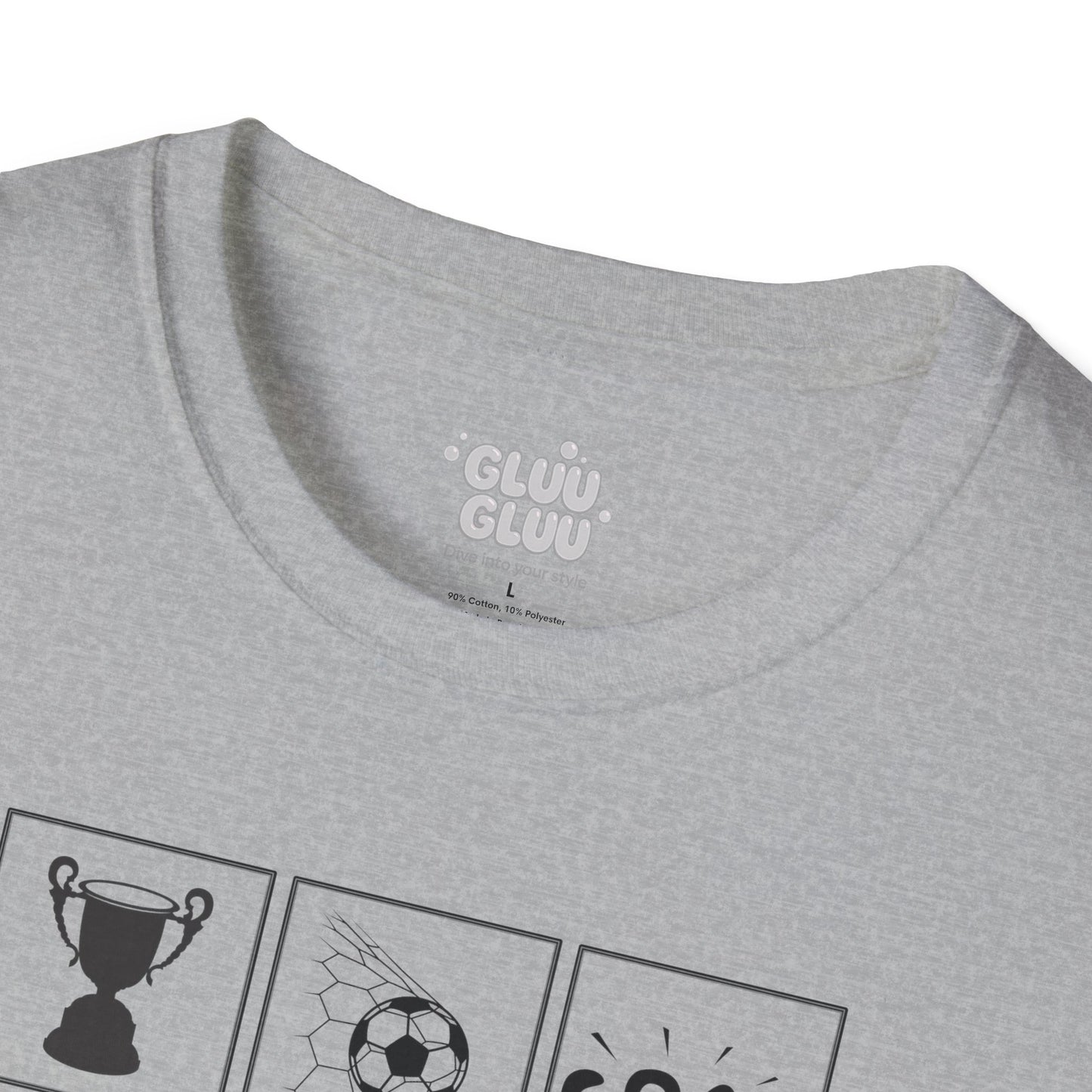 Camiseta Game Day, Camiseta soccer goal unisex, Camiseta espíritu futbolero