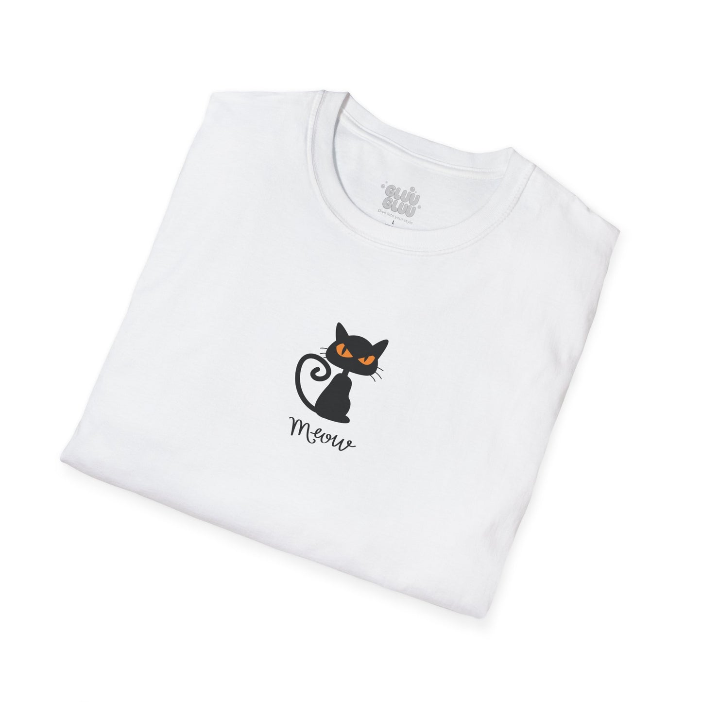Camiseta minimalista con diseño de gato, Camiseta gráfica de gato, Camiseta cat lover