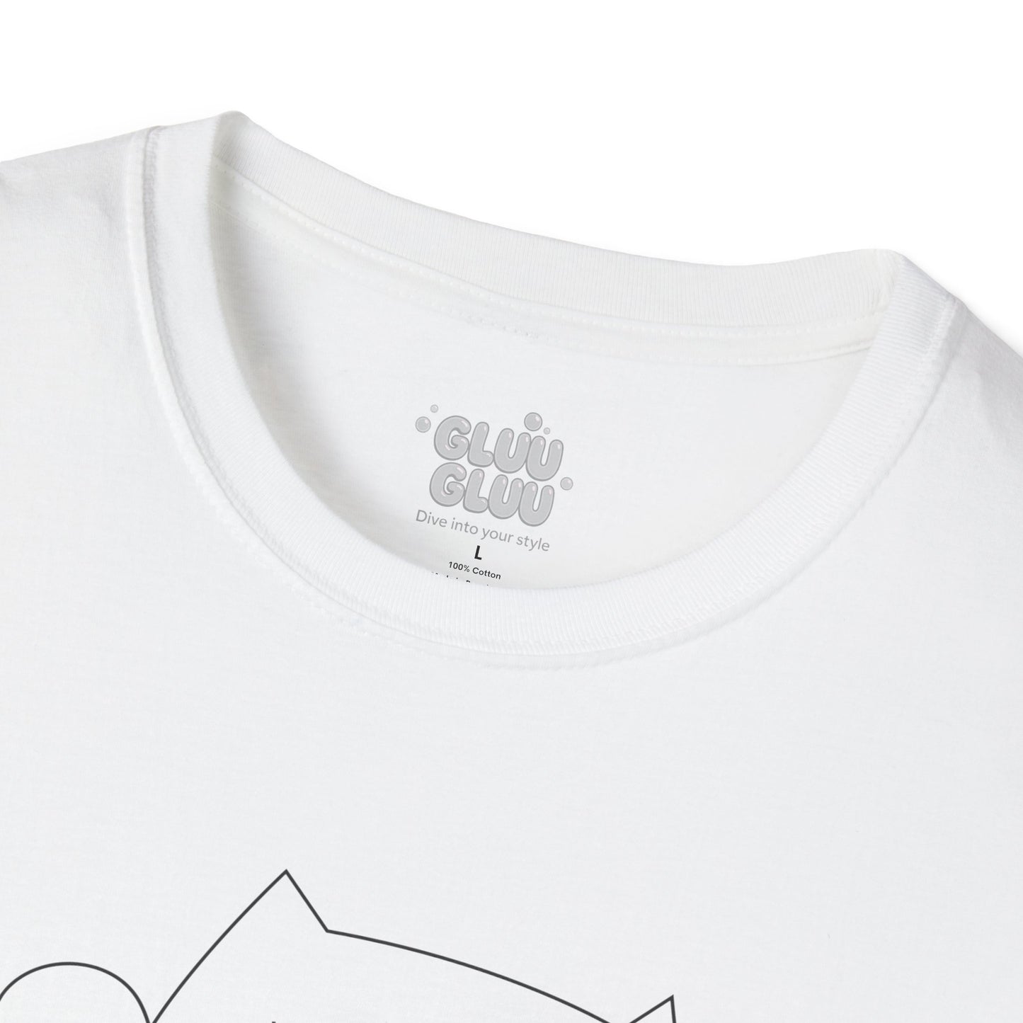 Camiseta Gráfica de gato, Camiseta con Diseño de Gato, camiseta minimalista de gato