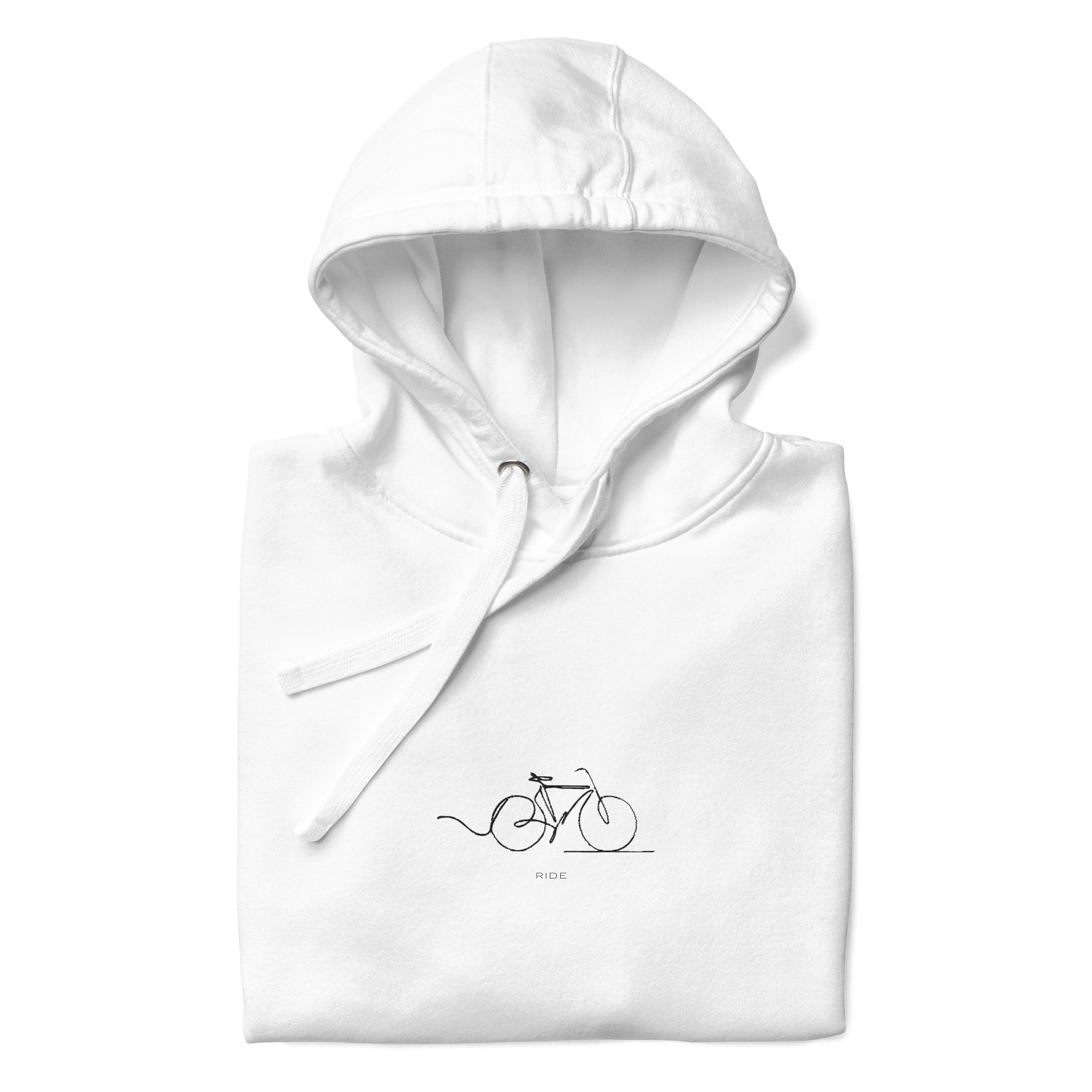 Sudadera con gráfico Bordado de bicicleta, para Uso Urbano y Montaña, Just Ride Hoodie Cycling Sweatshirt