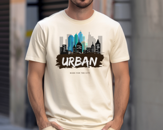 Moda urbana, camiseta urbana, Paisaje urbano, camiseta informal, Diseño urbano, camiseta de ciudad