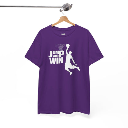 Camiseta baloncesto Jump and Win, Camiseta juego de cancha, Camiseta deportiva baloncesto