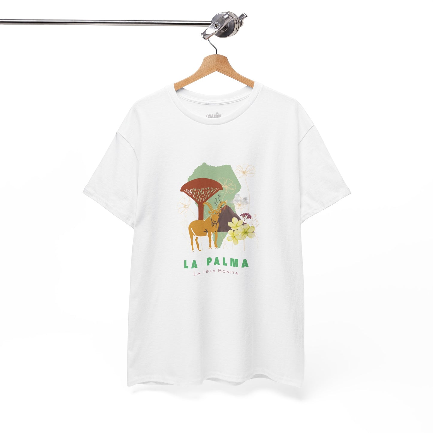 Camiseta La Palma Isla Bonita, Camiseta homenaje La Palma, La Palma souvenir unisex, camiseta naturaleza