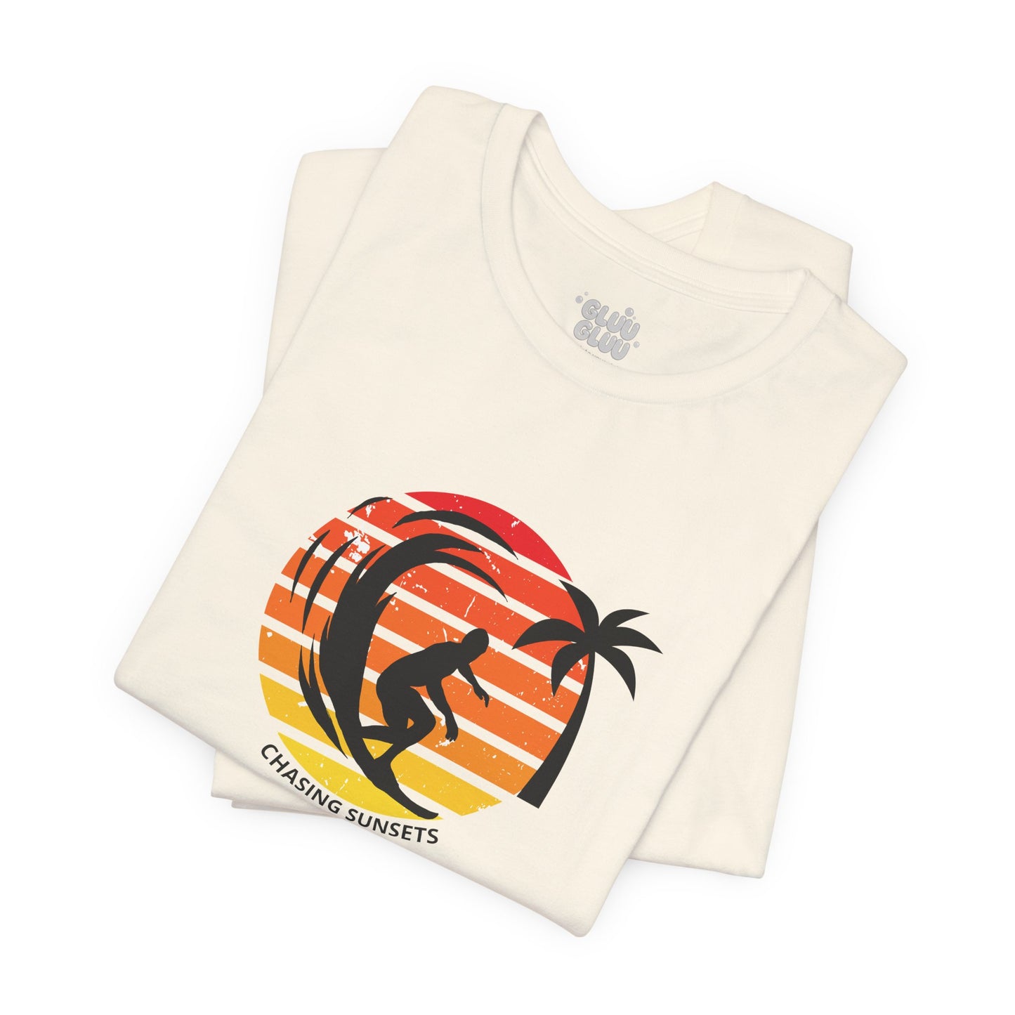 Camiseta Chasing Sunsets, Camiseta de Surf, Camiseta Surf Vintage, Camiseta Retro de Playa