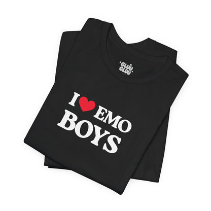 Camiseta I Love Emo boys, Camiseta Unisex, Camiseta grafica I Love