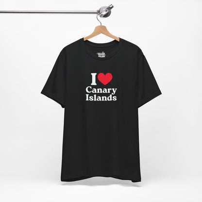 Camiseta I Love Canary Island, Camiseta Unisex, Camiseta grafica I Love