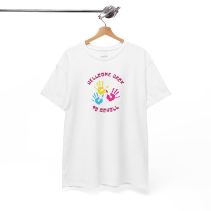 Camiseta con huellas de manos; Camiseta Regreso a clases, Camiseta Maestra, Camiseta Primer Día de Escuela