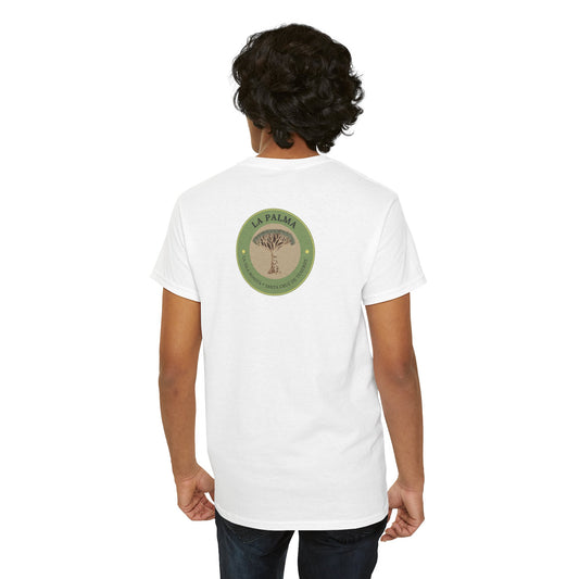 Camiseta Drago milenario La Palma, Camiseta souvenir Islas Canarias, Camiseta La Palma árbol emblemático