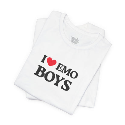 Camiseta I Love Emo boys, Camiseta Unisex, Camiseta grafica I Love