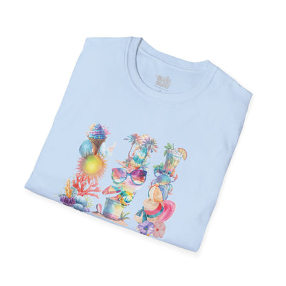 Camiseta Summer Vibes, Camiseta vibras de verano, Camiseta de verano, Camiseta retro de verano