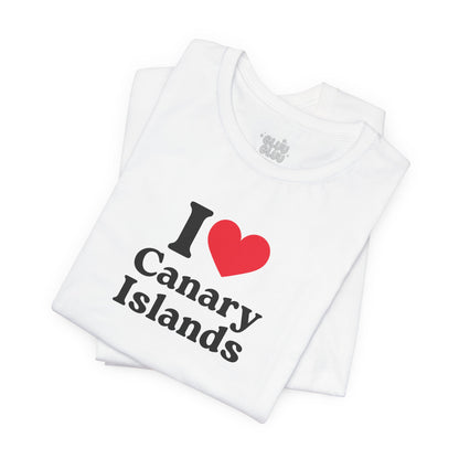 Camiseta I Love Canary Island, Camiseta Unisex, Camiseta grafica I Love