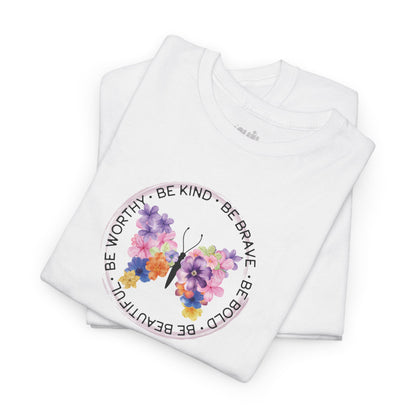 Camiseta mariposa, estilo boho chic mujer, frases positivas, camiseta inspiradora