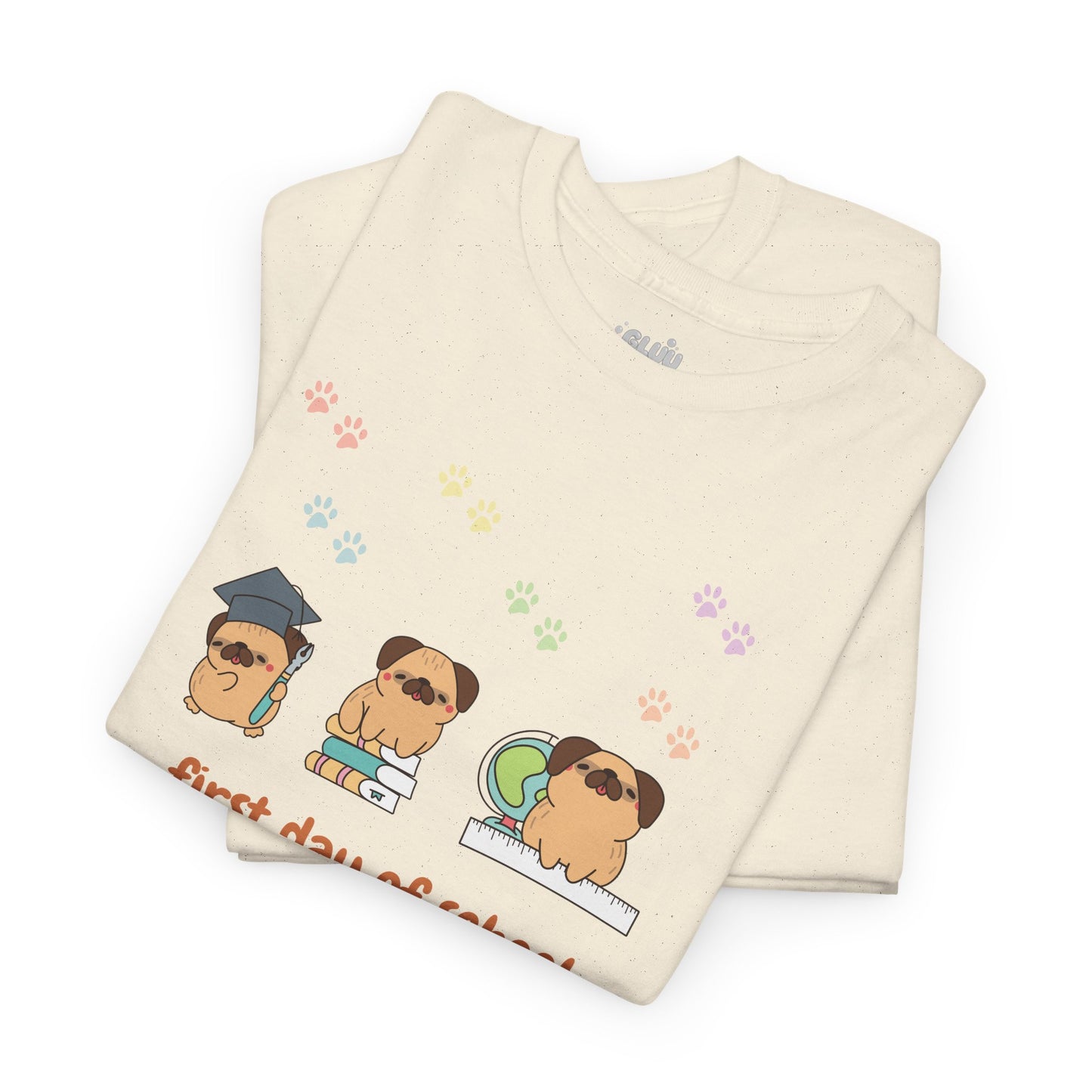 Camiseta con mascota, Regreso a clases, Amante de los perros, camiseta regreso a clases pug