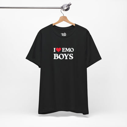 Camiseta I Love Emo boys, Camiseta Unisex, Camiseta grafica I Love