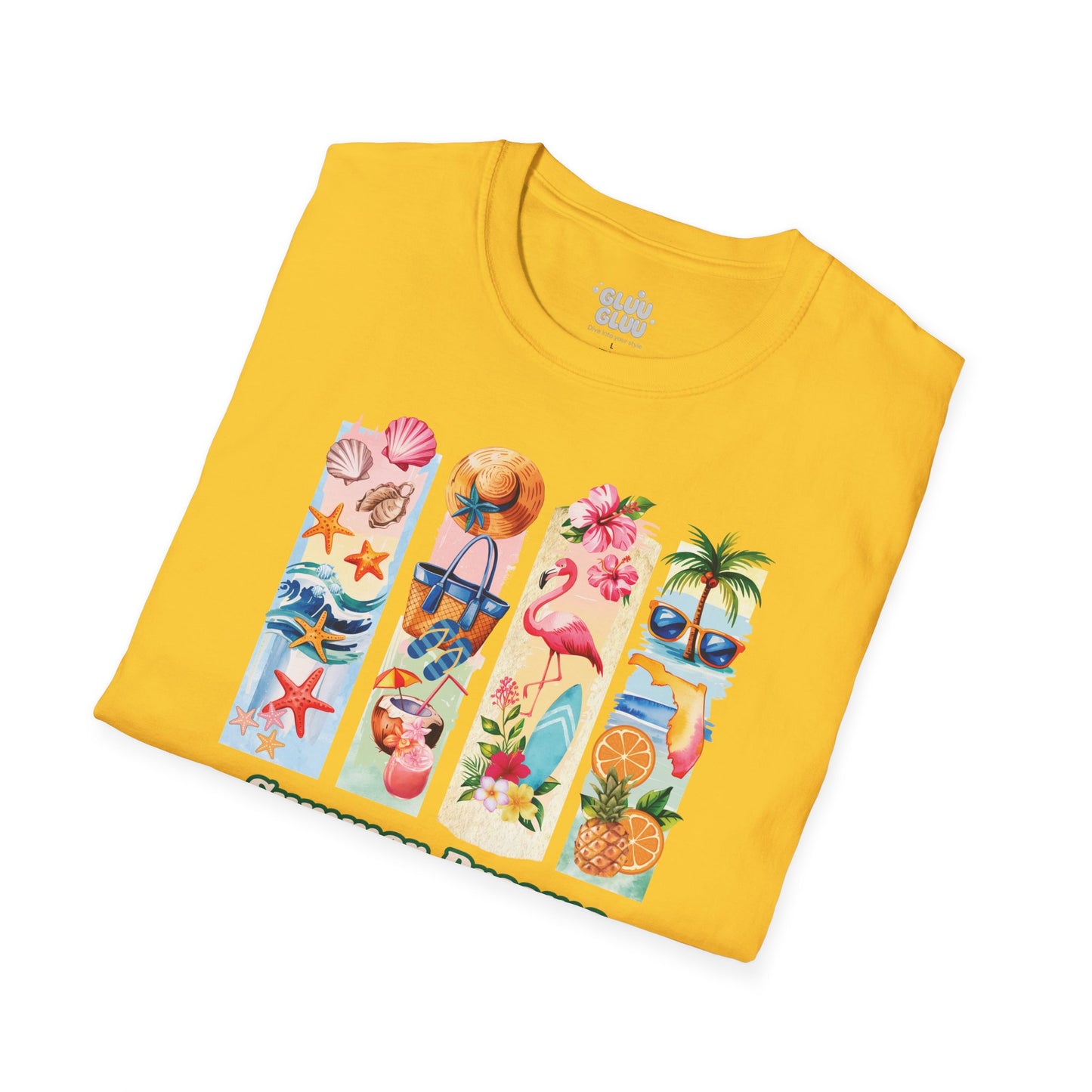 Camiseta Tropical de Verano, Camiseta de Playa, Camiseta con Vibras verano