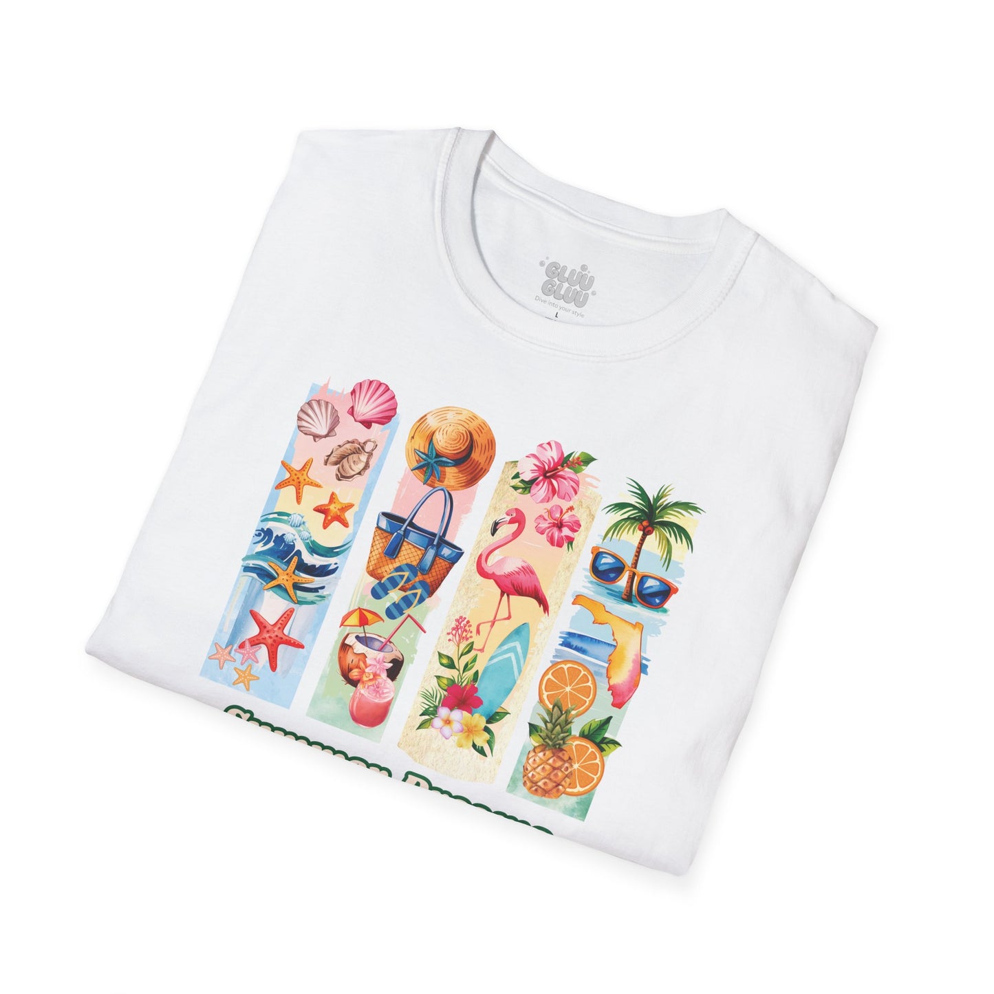Camiseta Tropical de Verano, Camiseta de Playa, Camiseta con Vibras verano