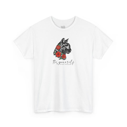 Camiseta de gato con flores, camiseta gráfica de gato, Regalo Original para Amantes de los gatos, camiseta motivacional
