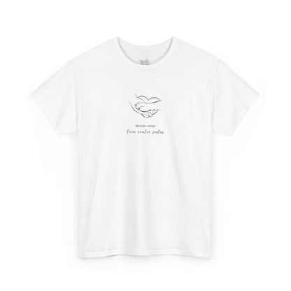 Camiseta Friendship Fist, Camiseta para amantes de los animales, Camiseta para amantes de los perros