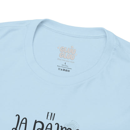 Camiseta mensaje “ La Palma con alma y calma”, Camiseta sentimiento isleño, Camiseta diseño La Palma.