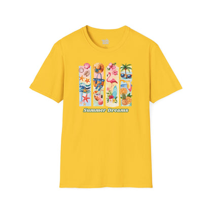 Camiseta Tropical de Verano, Camiseta de Playa, Camiseta con Vibras verano
